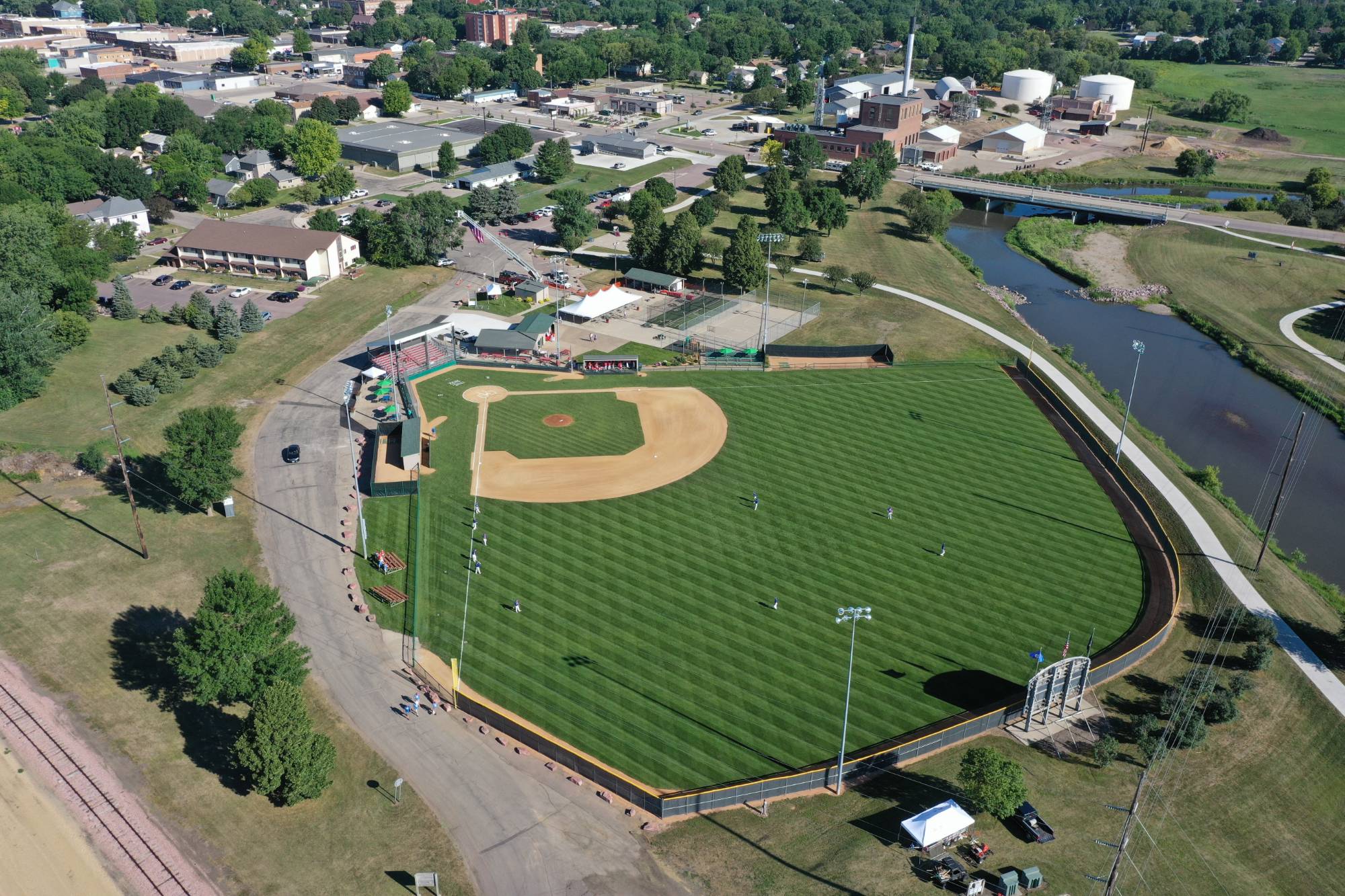 Local ballpark and sports complex